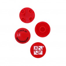 Trackable Lego 2 Piece Round Micro Brick Coin - RED